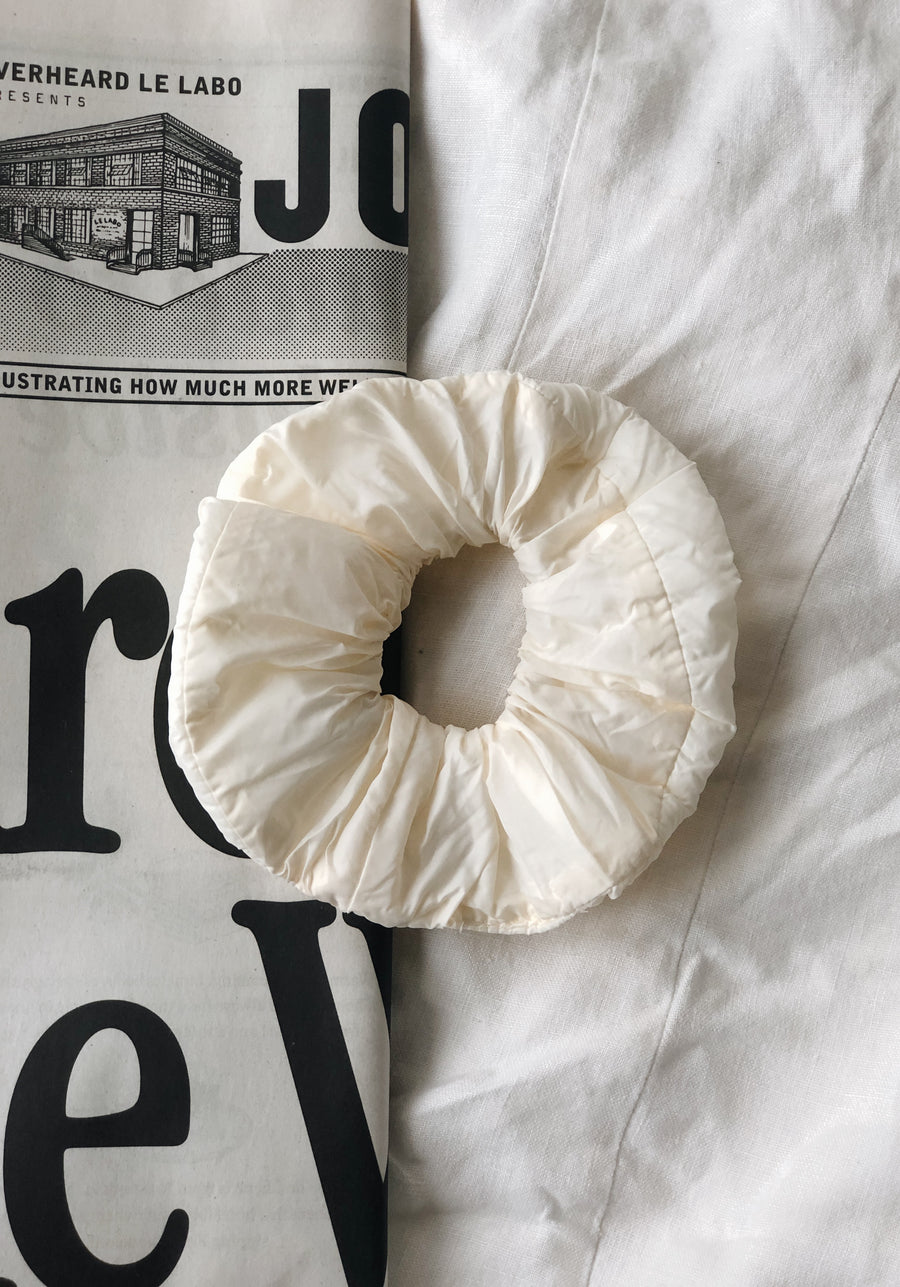 Scrunchie Padded off white