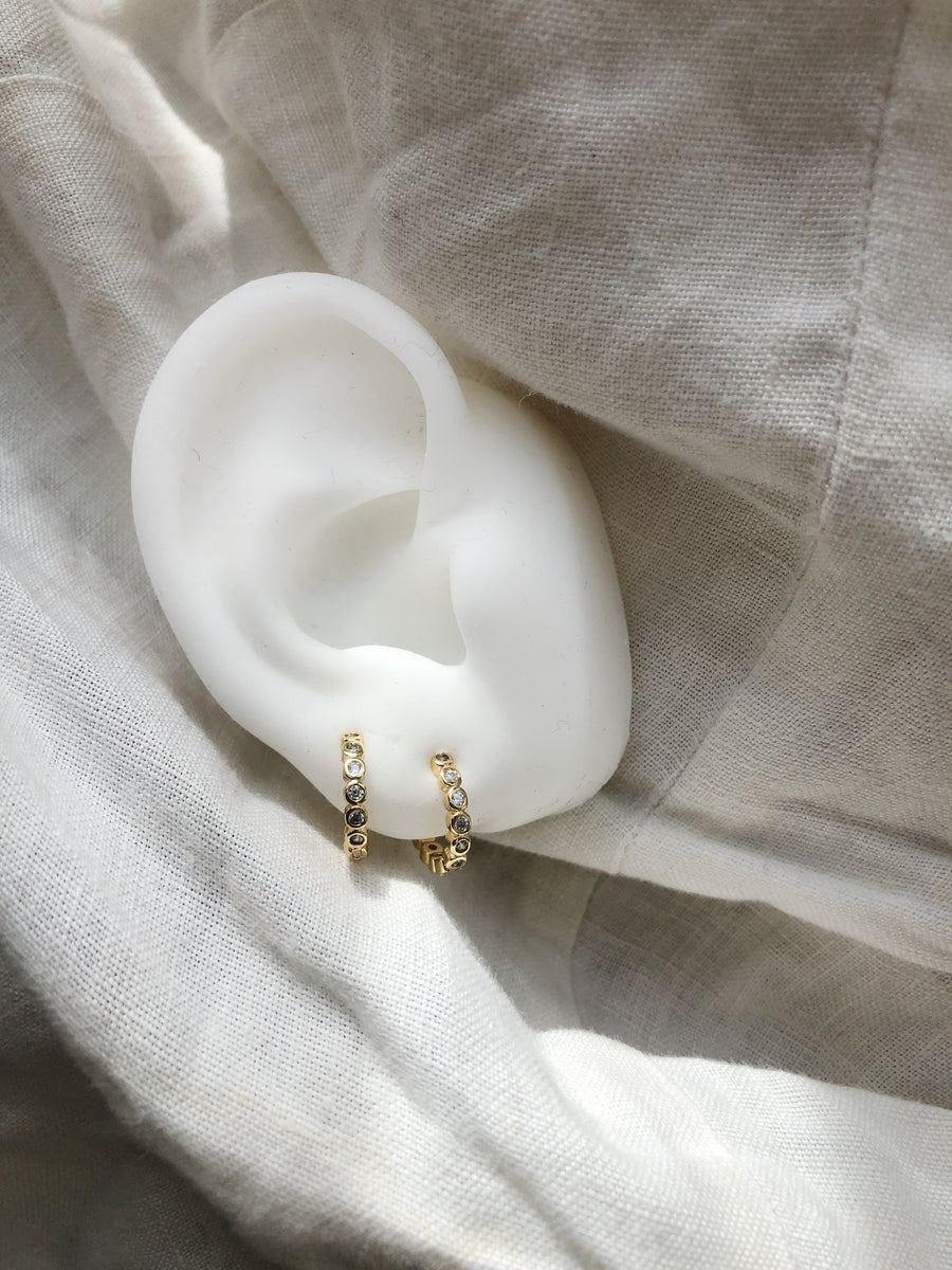 Earrings Fien white